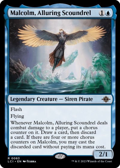 Malcolm, Alluring Scoundrel - The Lost Caverns of Ixalan Spoiler