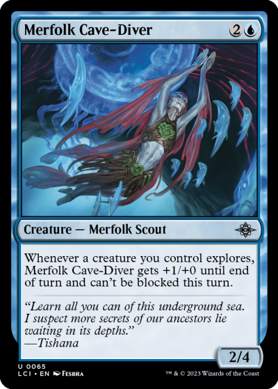Merfolk Cave-Diver - The Lost Caverns of Ixalan Spoiler