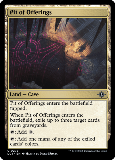 Pit of Offering - The Lost Caverns of Ixalan Spoiler