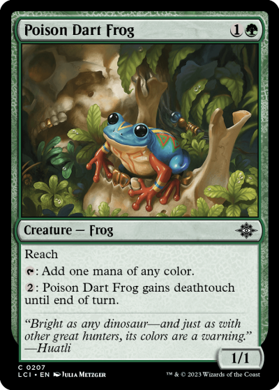 Poison Dart Frog - The Lost Caverns of Ixalan Spoiler