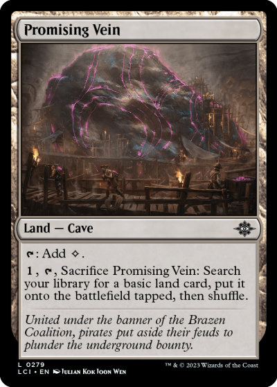 Promising Vein - The Lost Caverns of Ixalan Spoiler