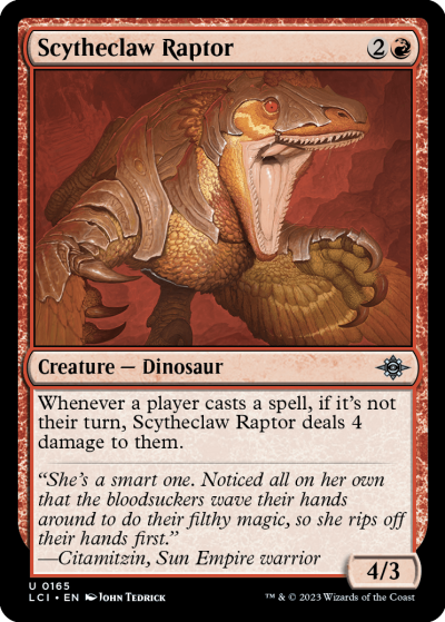 Scytheclaw Raptor - The Lost Caverns of Ixalan Spoiler