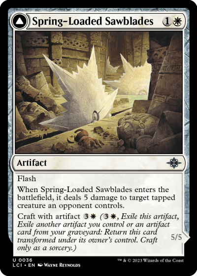 Spring-Loaded Sawblades - The Lost Caverns of Ixalan Spoiler