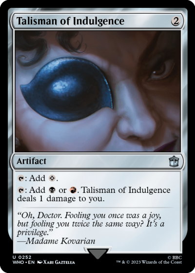 Talisman of Indulgence - Doctor Who Spoiler