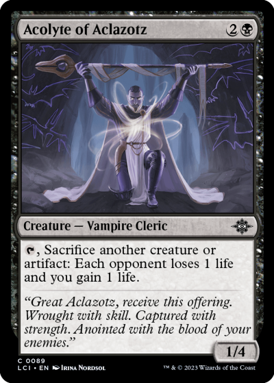 Acolyte of Aclazotz - The Lost Caverns of Ixalan Spoiler