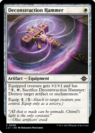 Deconstruction Hammer - The Lost Caverns of Ixalan Spoiler