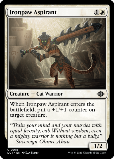 Ironpaw Aspirant - The Lost Caverns of Ixalan Spoiler