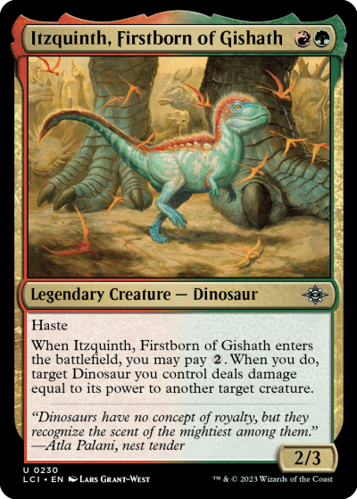 Itzquinth, Firstborn of Gishath - The Lost Caverns of Ixalan Spoiler