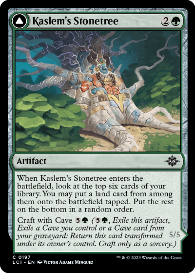 Kaslem's Stonetree - The Lost Caverns of Ixalan Spoiler