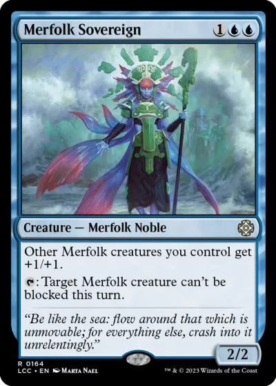 Merfolk Sovereign - The Lost Caverns of Ixalan Commander Spoiler