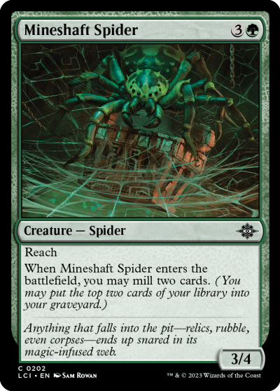 Mineshaft Spider - The Lost Caverns of Ixalan Spoiler