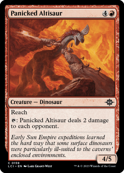 Panicked Altisaur - The Lost Caverns of Ixalan Spoiler