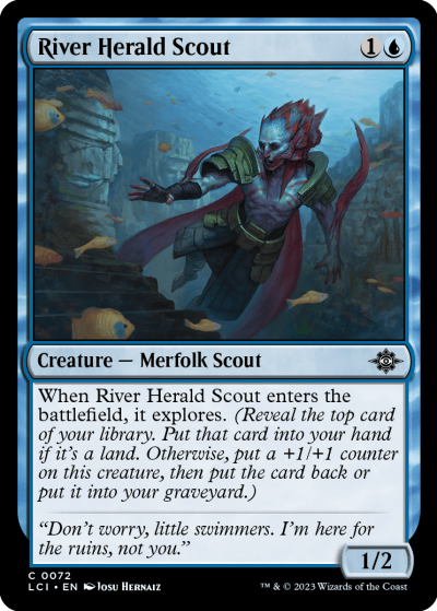 River Herald Scout - The Lost Caverns of Ixalan Spoiler