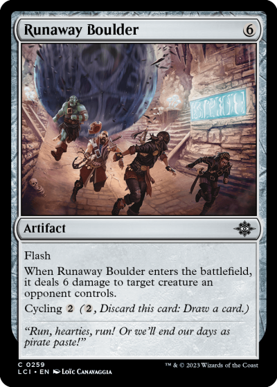 Runaway Boulder - The Lost Caverns of Ixalan Spoiler