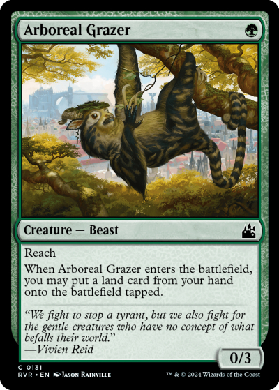 Arboreal Grazer - Ravnica Remastered Spoiler