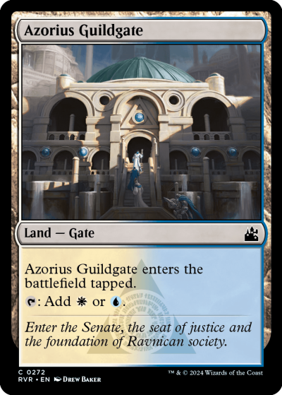 Azorius Guildgate - Ravnica Remastered Spoiler