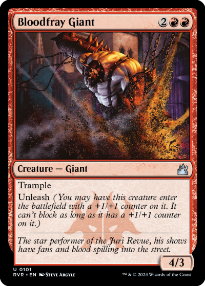 Bloodfray Giant - Ravnica Remastered Spoiler