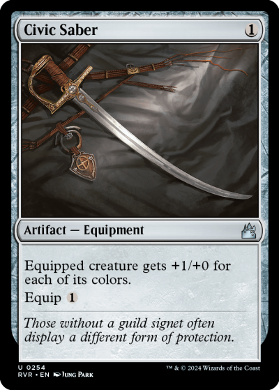 Civic Saber - Ravnica Remastered Spoiler