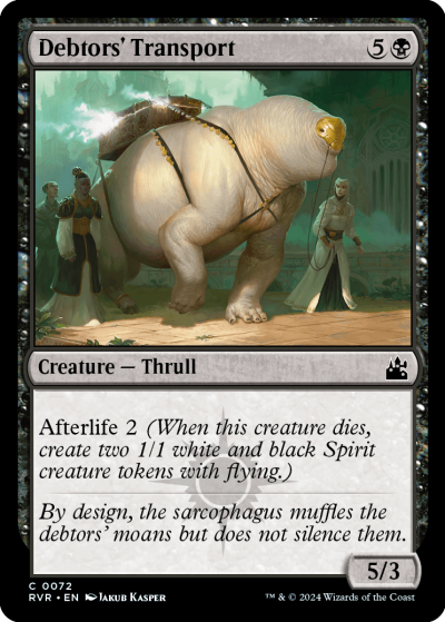 Debtors' Transport - Ravnica Remastered Spoiler