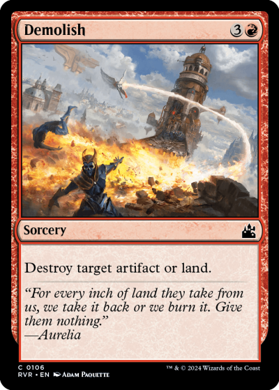 Demolish - Ravnica Remastered Spoiler