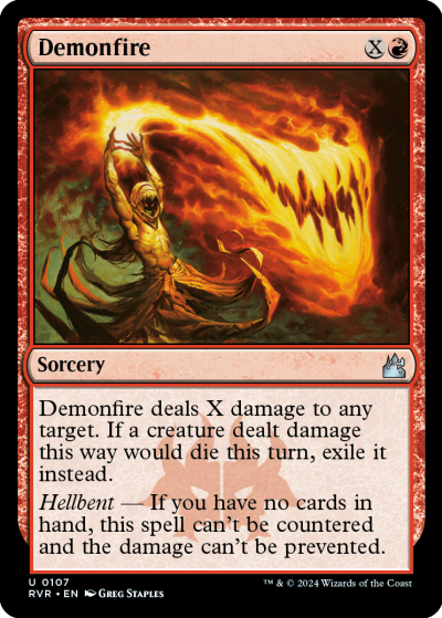 Demonfire - Ravnica Remastered Spoiler