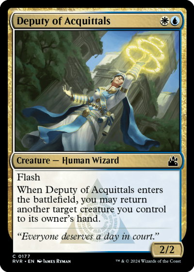 Deputy of Acquittals - Ravnica Remastered Spoiler