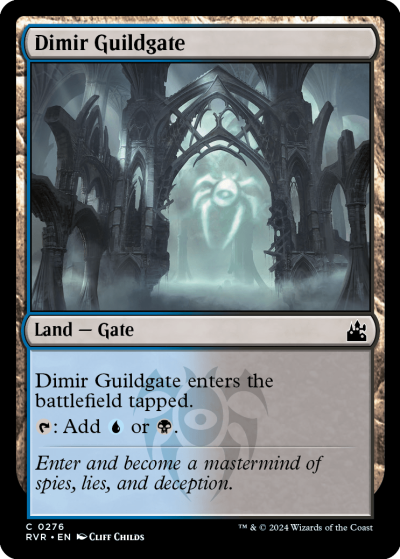 Dimir Guildgate - Ravnica Remastered Spoiler