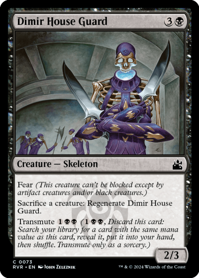 Dimir House Guard - Ravnica Remastered Spoiler