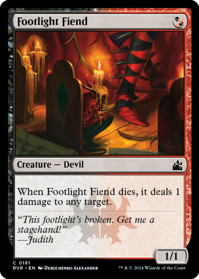 Footlight Fiend - Ravnica Remastered Spoiler