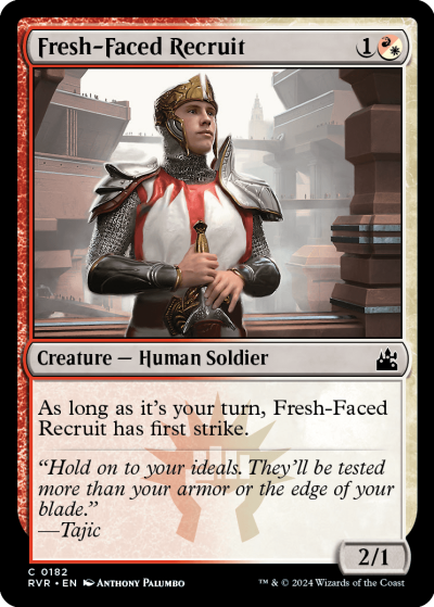 Fresh-Faced Recruit - Ravnica Remastered Spoiler