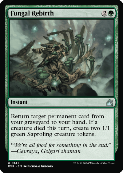 Fungal Rebirth - Ravnica Remastered Spoiler