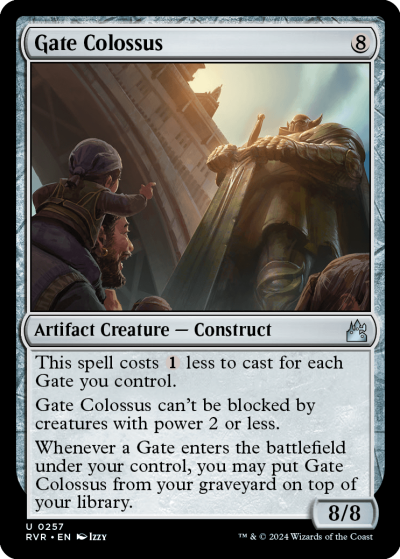 Gate Colossus - Ravnica Remastered Spoiler