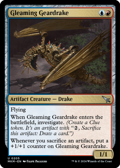 Gleaming Geardrake - Murders at Karlov Manor Spoiler