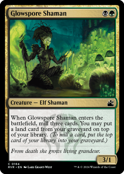 Glowspore Shaman - Ravnica Remastered Spoiler