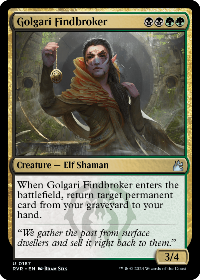 Golgari Findbroker - Ravnica Remastered Spoiler