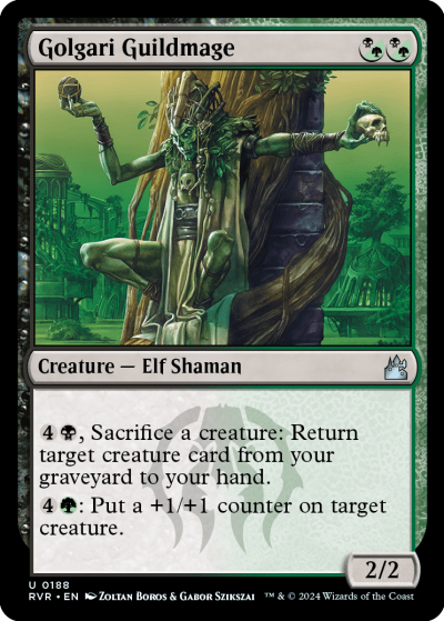 Golgari Guildmage - Ravnica Remastered Spoiler