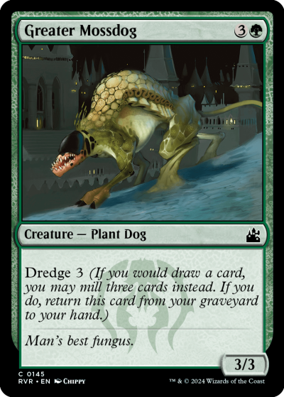 Greater Mossdog - Ravnica Remastered Spoiler