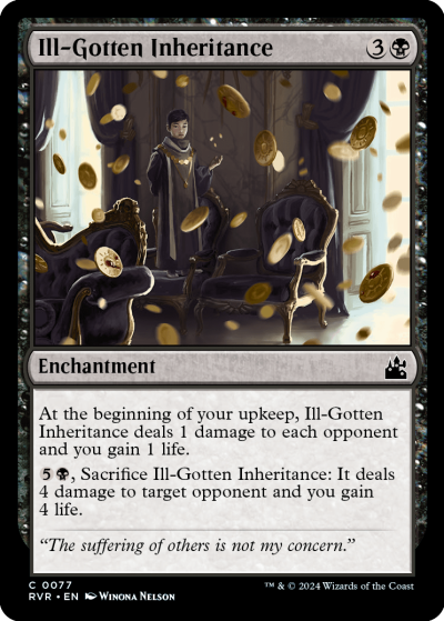 Ill-Gotten Inheritance - Ravnica Remastered Spoiler