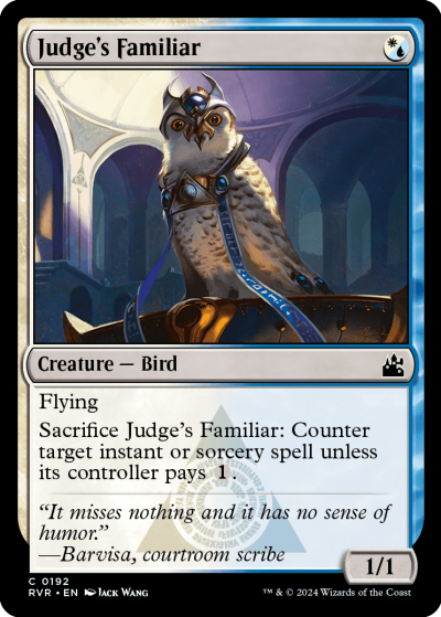 Judge's Familiar - Ravnica Remastered Spoiler