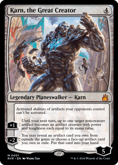 Karn, the Great Creator - Ravnica Remastered Spoiler