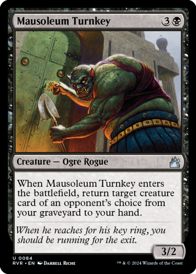 Mausoleum Turnkey - Ravnica Remastered Spoiler