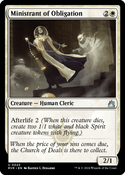 Ministrant of Obligation - Ravnica Remastered Spoiler