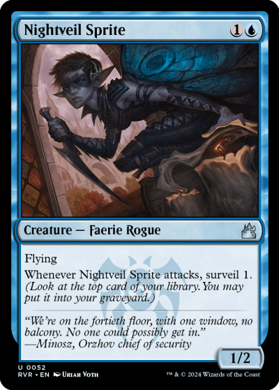 Nightveil Sprite - Ravnica Remastered Spoiler