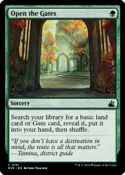 Open the Gates - Ravnica Remastered Spoiler