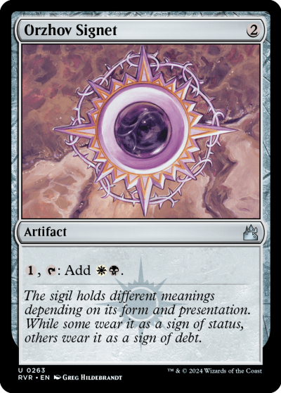 Orzhov Signet - Ravnica Remastered Spoiler