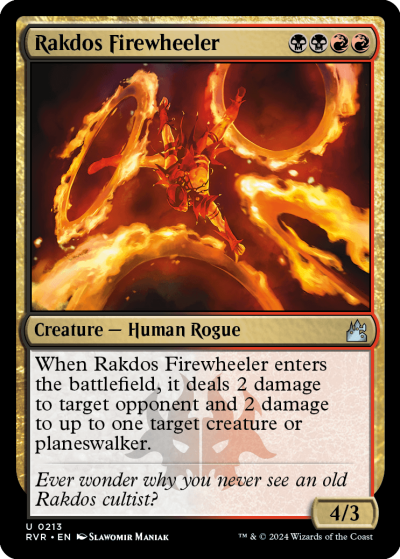 Rakdos Firewheeler - Ravnica Remastered Spoiler