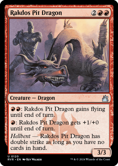 Rakdos Pit Dragon - Ravnica Remastered Spoiler