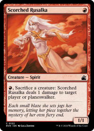 Scorched Rusalka - Ravnica Remastered Spoiler