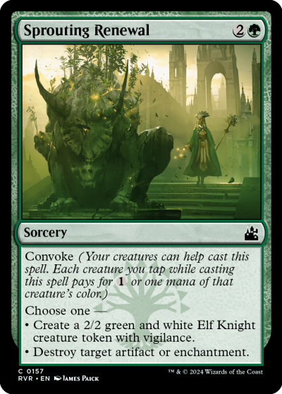 Sprouting Renewal - Ravnica Remastered Spoiler