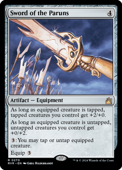 Sword of the Paruns - Ravnica Remastered Spoiler